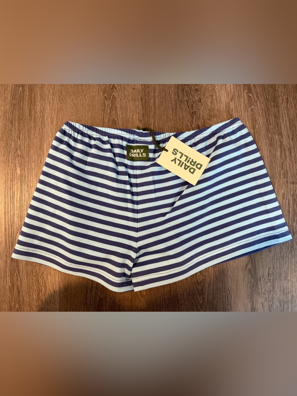 daily drills striped shorts